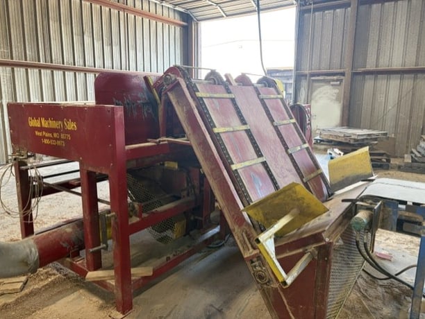 Bob Hanna, Double Head Notcher, 25 HP heads, 96" stringer capacity, w/ unscrambler - Image 7