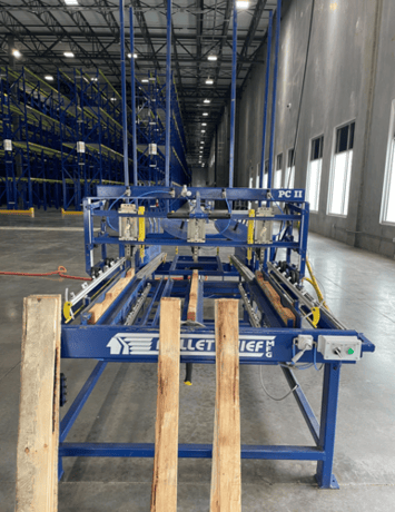 Pallet Chief #PCII, (2) Pallet Nailers w/ Stackers & Air Compressors, 2022 - Image 3