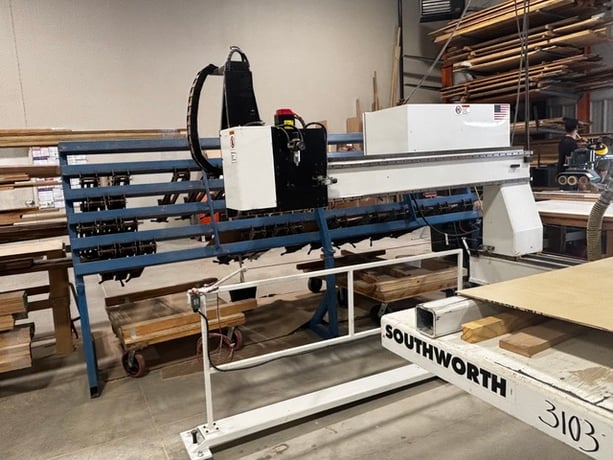Onsrud #145G18AD, CNC Router, 5' x 12' table, 3-axis, HSK 63 tooling, Fanuc control, 2016 - Image 4