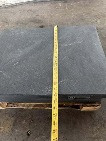 18" x 24" x 4-1/2" Mitchell, granite inspection table, .00006 accuracy, 2021 - Image 6