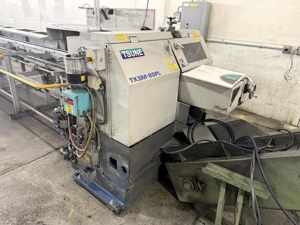 3.5" Tsune #TK5M-90-PL, automatic CNC cold saw, 2.75" square capacity, 1535-4000 RPM, 15 HP, automatic - Image 3