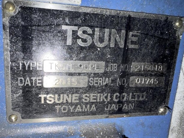 3.5" Tsune #TK5M-90-PL, automatic CNC cold saw, 2.75" square capacity, 1535-4000 RPM, 15 HP, automatic - Image 5