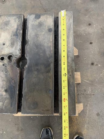 18 x 18 x 18 Carlton, T-slotted drill box table - Image 5