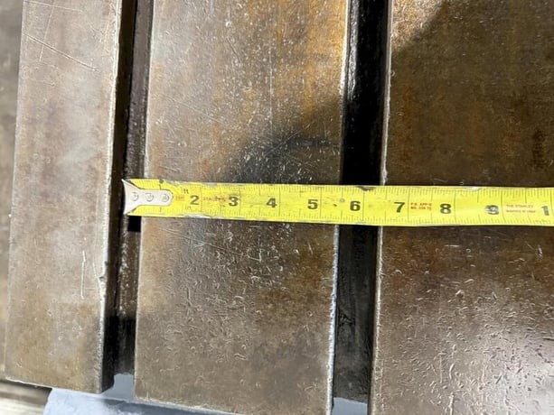 25" x 89" x 24.5" T-slotted table - Image 9