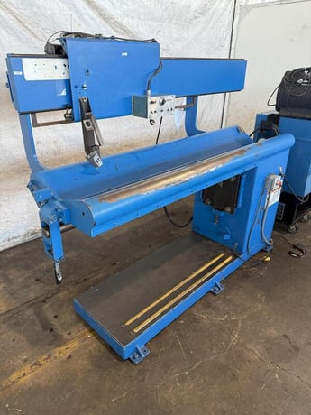 54" Jetline #SWC-3A, circumferential seam welder, 60" capacity, 32" diameter, Miller Syncrowave 250DX - Image 4