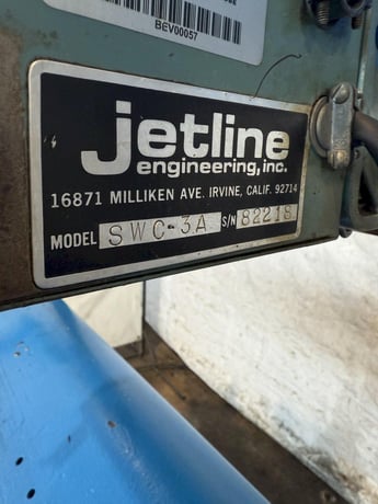 54" Jetline #SWC-3A, circumferential seam welder, 60" capacity, 32" diameter, Miller Syncrowave 250DX - Image 10