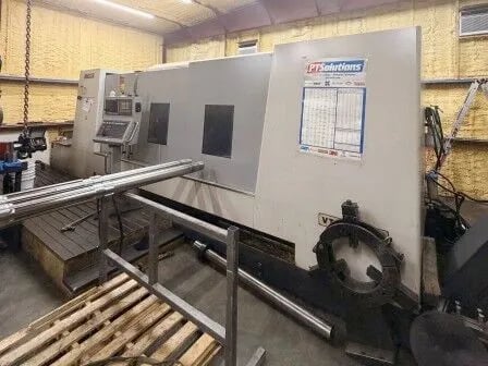 Mighty Viper #VT-50B/3000, CNC turning center, 39.3" swing, 33.85" diameter, 24" chuck, 12.25" bore, 120" - Image 1