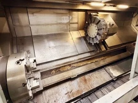 Mighty Viper #VT-50B/3000, CNC turning center, 39.3" swing, 33.85" diameter, 24" chuck, 12.25" bore, 120" - Image 2