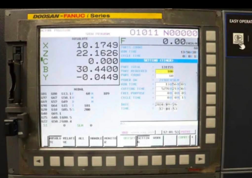 DN Solutions #Lynx-2600SY, CNC turning center, 10" chuck, 3.1" bar, 3500 RPM, 24.8 HP, 12 station turret, 2022 - Image 6