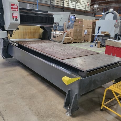 Haas #GR-712, CNC gantry machining center, 145" X Travel, 85" Y Travel, 11" Z, 8100 RPM, CT-40, 15 HP, 20 - Image 1