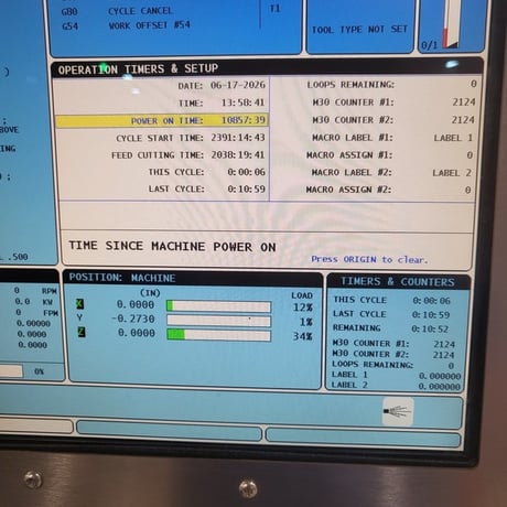Haas #GR-712, CNC gantry machining center, 145" X Travel, 85" Y Travel, 11" Z, 8100 RPM, CT-40, 15 HP, 20 - Image 4