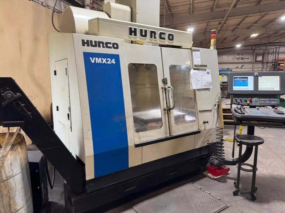Hurco #VMX24, CNC vertical machining center, 24" X, 20" Y, 24" Z, 10000 RPM, CAT-40, 12 HP, 24 automatic tool - Image 3