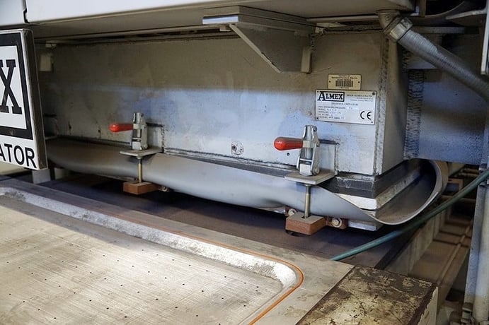 Shaw Almex #TL-6-4-8, thermofoil laminating vacu, (2) trays, 59" x 114" platens, 300 PSI, 300&deg; F, 240 Gal. - Image 5