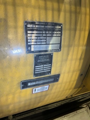 3300 KW Caterpillar #3612 DITA, diesel generator set, 4125 kVA, 7968/13800 Volts, 42,217 hours, 2006 - Image 3