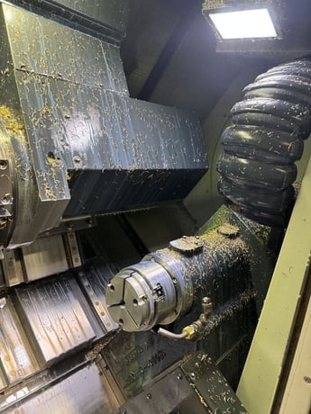 Daewoo Doosan #Lynx-2100LSYB, CNC lathe, 23.6" swing, 8" chuck, 2.6" bar, 11.8" diameter, 20" length, 20 HP - Image 5