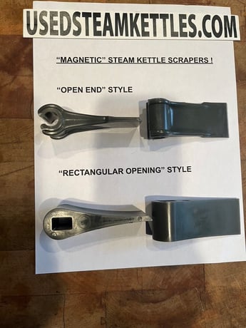 Magnetic Detectable Steam Kettle Scraper, Magniscrape, (2) styles available, 1.5" width x 3.5" L, new, 2025 - Image 1