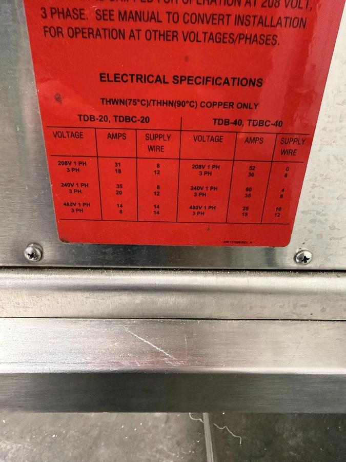 5 gallon Groen #TDB-20A, TA/2, 20 qt. tilting twin agitation & scrape cooker mixer on Stainless Steel stand - Image 6