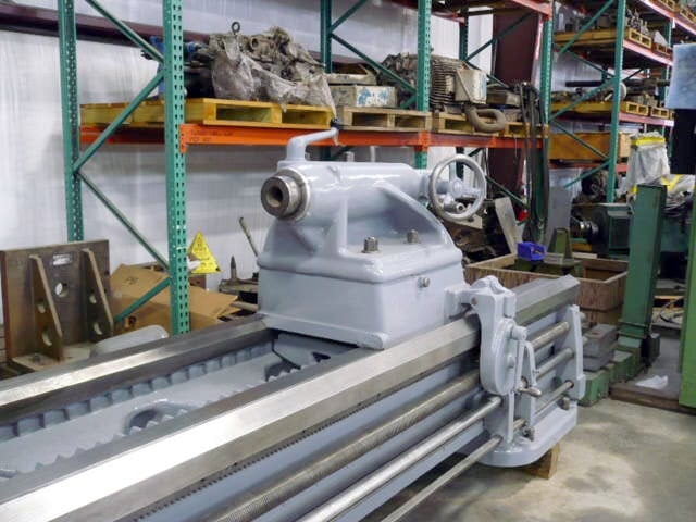 40" x 204" Monarch #32NN, 2-1/4" spindle bore, 32" chuck, 40 HP, 10-505 RPM, #5MT, rapid traverse, 1957 - Image 8