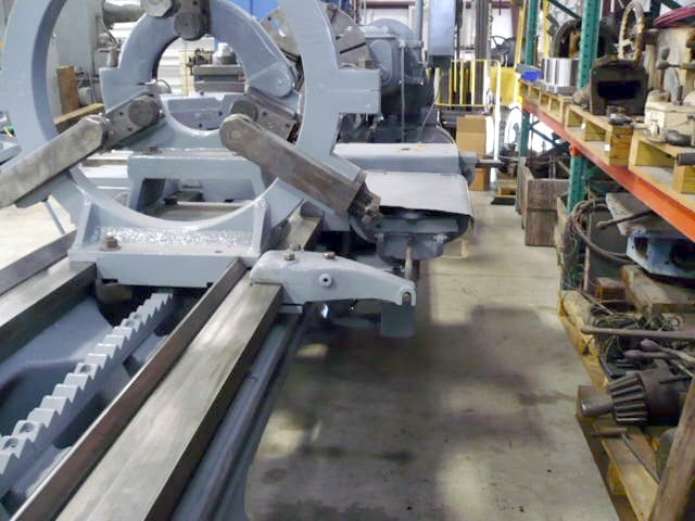 40" x 204" Monarch #32NN, 2-1/4" spindle bore, 32" chuck, 40 HP, 10-505 RPM, #5MT, rapid traverse, 1957 - Image 9