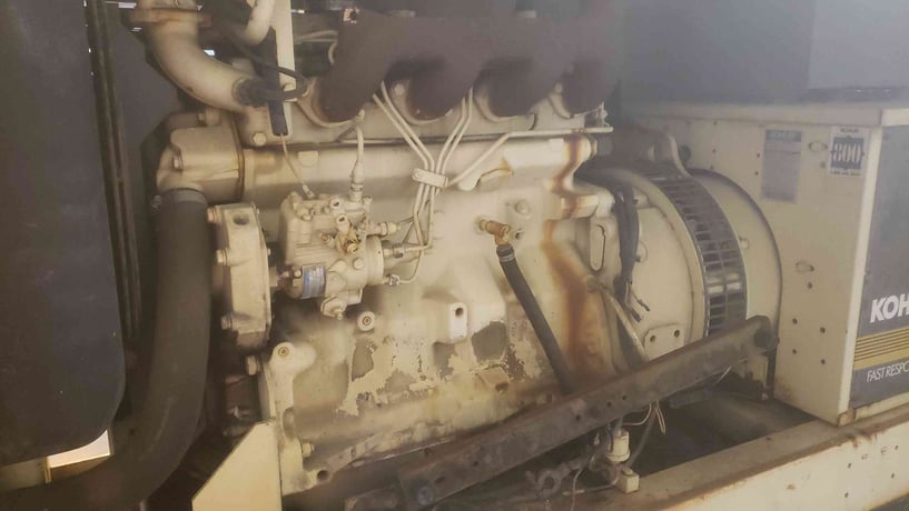 40 KW Kohler #40R0ZJ61, diesel generator set, John Deere 4039 engine, 1179 hours, tested - Image 6