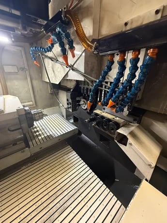 KSI #TCM32, CNC Swiss type lathe, 1.25" bar, 11.8" turning length, 10k RPM, Fanuc 0i-TF, LNS Vito 12' - Image 4