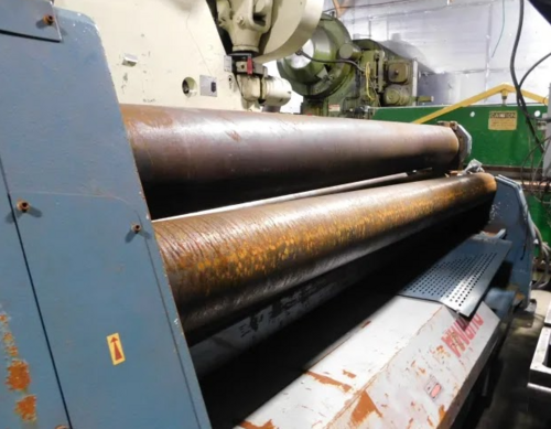 120" x 5/8" Durma #HRB4-3016, 4-roll plate roll, 20 HP, ESA S550 CNC control, 2010 - Image 1