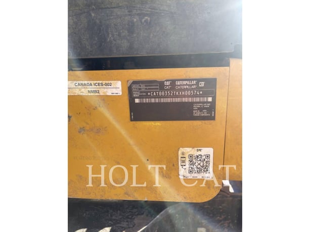 Caterpillar 352 12 TC3, 3998 hours, S/N: KXH00574, 2023 - Image 6