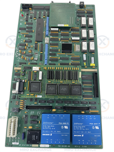 Giddings & Lewis Lewis 501-04305-00 Operator Station PCB Color Graphics Control Board CNC Used Surplus - Image 1