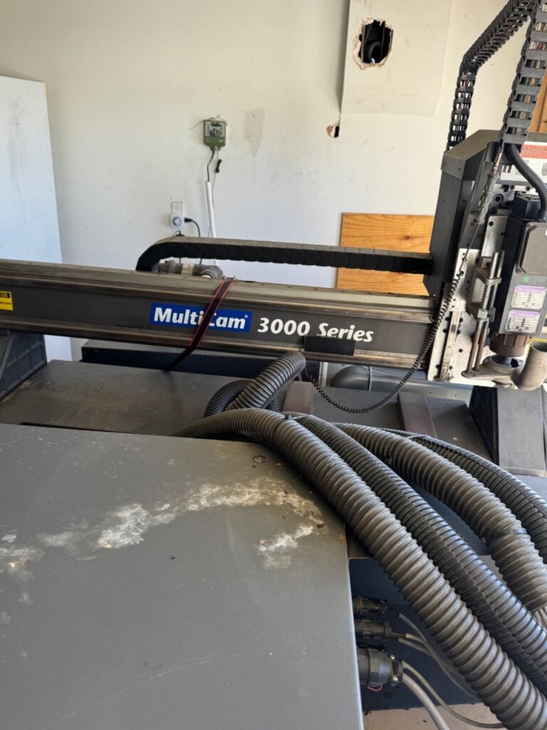 Multicam #3000-Series, CNC router, Multicam Easy controller, 4-zones, 4 HP, 24000 RPM, 2008 - Image 4
