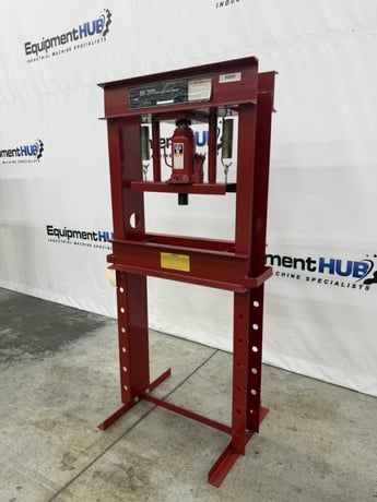 20 Ton, Sunex #5220, H-frame hydraulic manual floor shop press, 6" stroke, 24.5" throat - Image 2