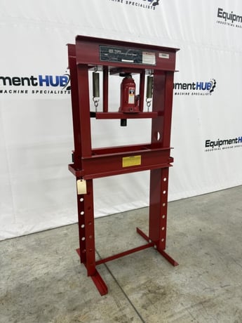 20 Ton, Sunex #5220, H-frame hydraulic manual floor shop press, 6" stroke, 24.5" throat - Image 3