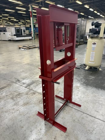20 Ton, Sunex #5220, H-frame hydraulic manual floor shop press, 6" stroke, 24.5" throat - Image 9