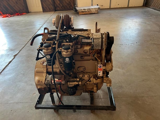 145 HP John Deere #4045HF285, Diesel Engine from Generator, 94-118 KW @ 1800 RPM, 8000 hours, 2010 - Image 3