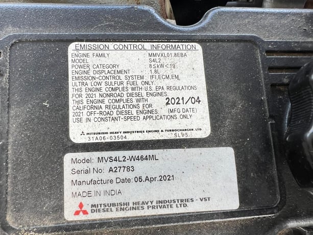 13 KW Generac #MLG15M, Portable Generator, Mitsubishi diesel engine, 120/240 Volts, 1800 RPM, circuit - Image 9