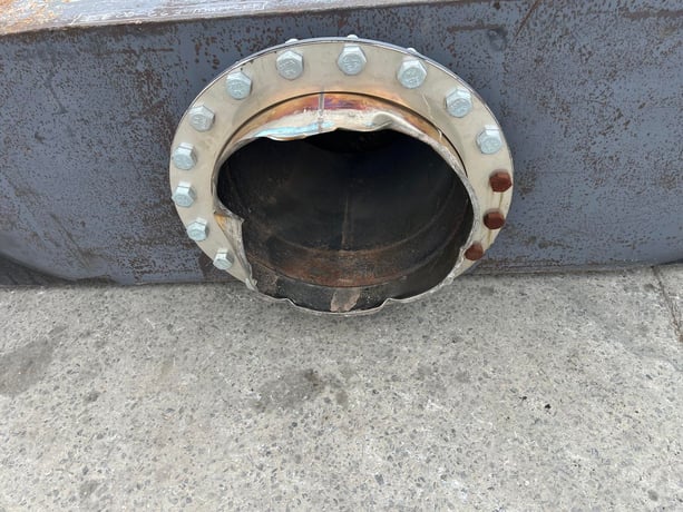 Muffler Silencer for 3000 KW Diesel Generator Set, 300 hours, 2008 - Image 9