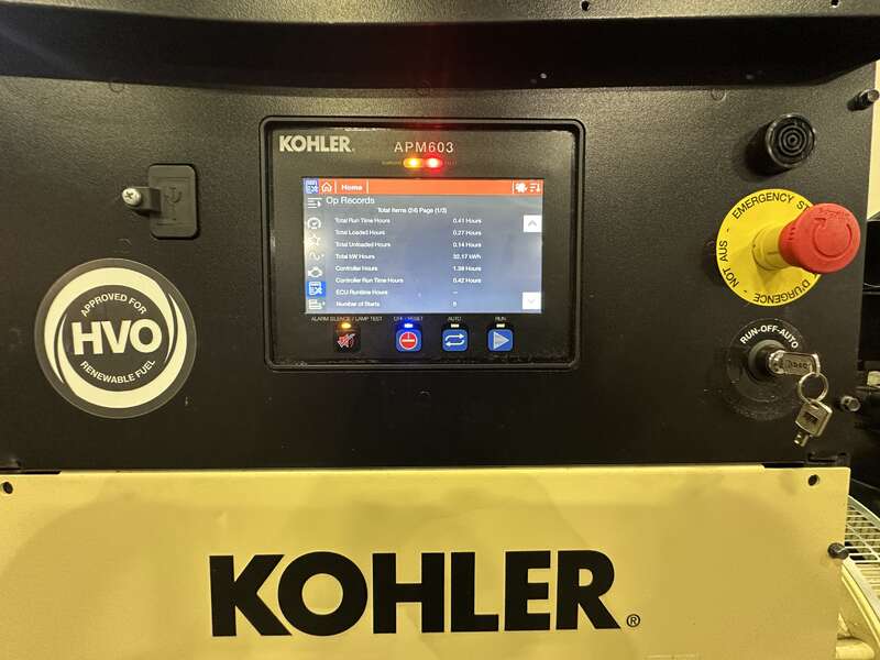 150 KW Kohler #150REOZJF, diesel generator set, 277/480 Volts, 3-phase, 237 HP @ 1800 RPM, John Deere - Image 6