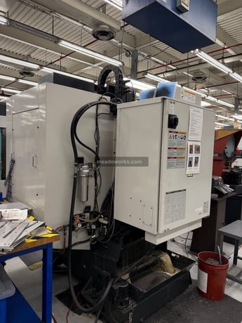 Brother #TC-S2B-0, CNC tapping center, 4-Axis, 21 ATC, Yukiwa 4th axis table, 230 V., 2004 - Image 4