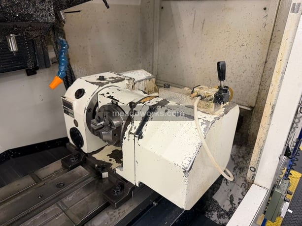 Brother #TC-S2B-0, CNC tapping center, 4-Axis, 21 ATC, Yukiwa 4th axis table, 230 V., 2004 - Image 6