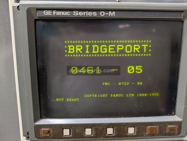Bridgeport #Torq-Cut-TC4, vertical machining center, 3-Axis, GE Fanuc Series O-M control, 440 V. - Image 3