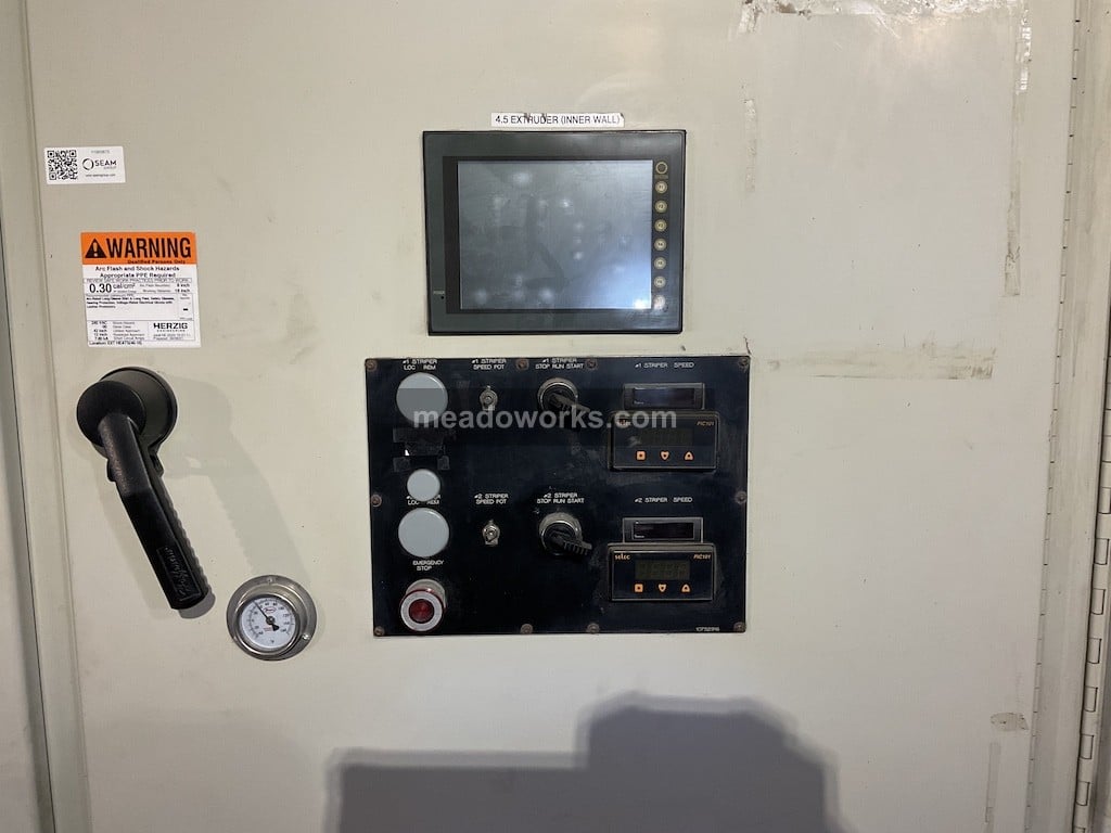 Milacron #PAK-450-G, 4.5" single screw extruder, 2008 - Image 6