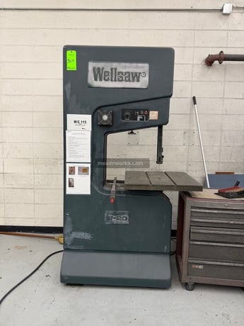 Wellsaw #W-20, vertical band saw - Image 1