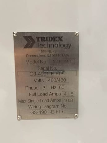 Tridex Technology #SG-1645, CNC electrochemical surface grinder, burr-free, 460 V., 2022 - Image 8