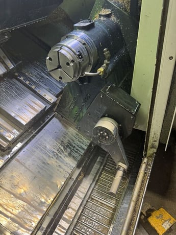 Daewoo Doosan #Lynx-2100LSYB, CNC lathe, 22.8" swing, 8" chuck, 2" bar, 11.8" dia., 20" lgth, Fanuc I - Image 3