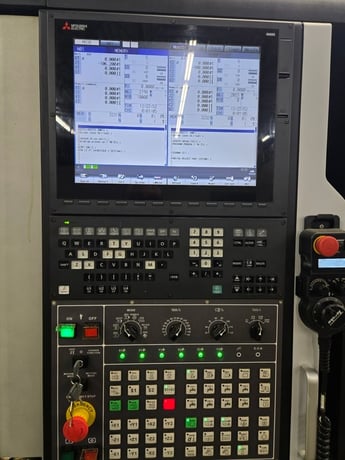 Quick-Tech #T8-Hybrid, 9-Axis CNC Lathe, 19.7" swing, 20" between centers, 13.8" max. turning length, 11.8" - Image 2