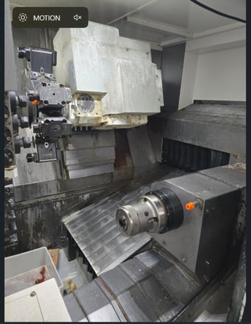 Quick-Tech #T8-Hybrid, 9-Axis CNC Lathe, 19.7" swing, 20" between centers, 13.8" max. turning length, 11.8" - Image 8