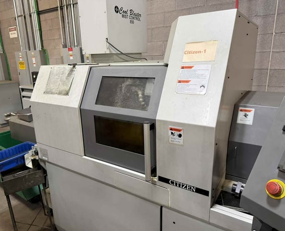 Citizen #L20E-XII-2M12, Swiss Type CNC Lathe, 2015 - Image 2