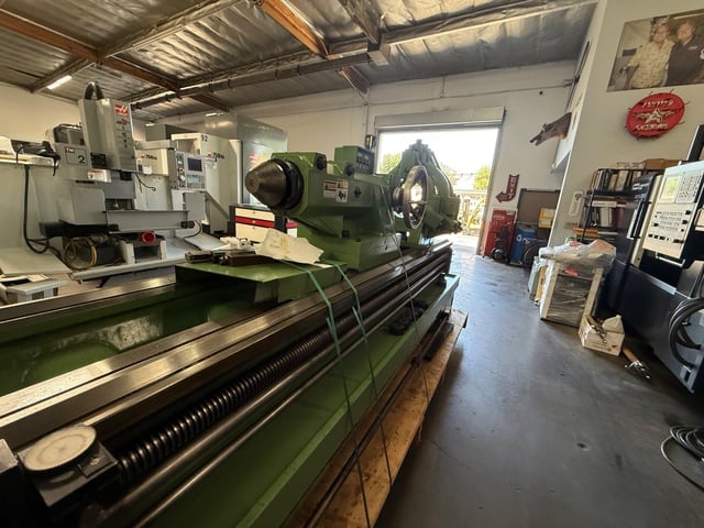 31" x 120" Kingston #HI-31120, Hollow Spindle Engine Lathe, 9-1/4" bore, 20 HP, 8-800 RPM, S/Rs, threading - Image 8