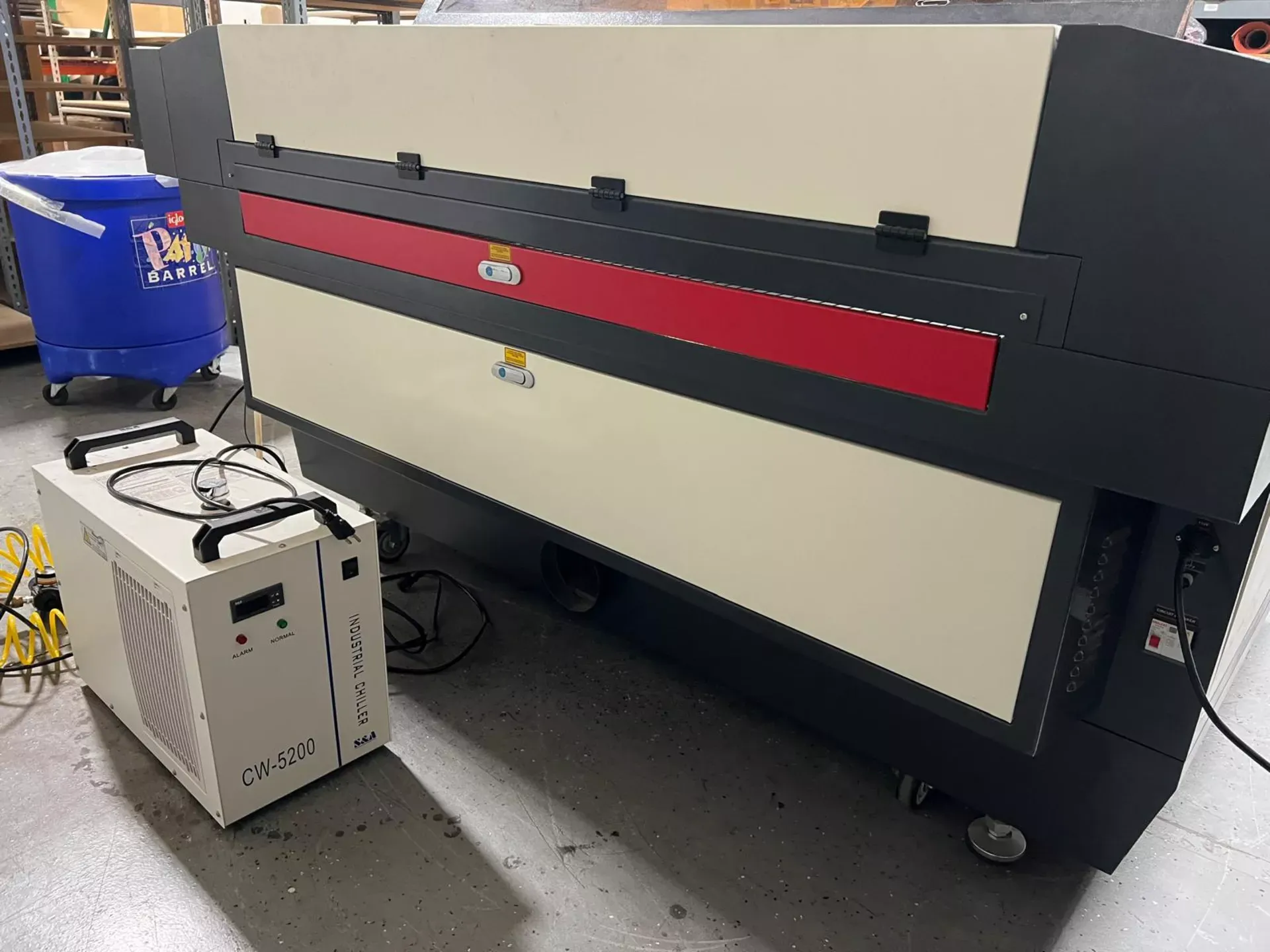 Boss #HP3655, Laser Engraving Machine, 55.1" x 35.4" cut area. 155 width, Lightburn software - Image 5