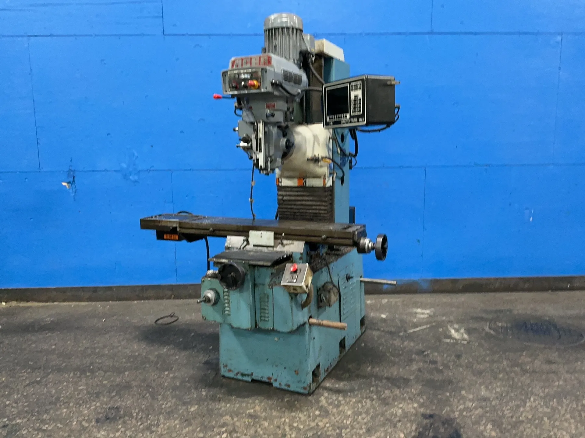 Southwestern Industries #TRAK-TRM, CNC vertical bed mill, 10" x 45" table, 5 HP, ProtoTRAK control - Image 1