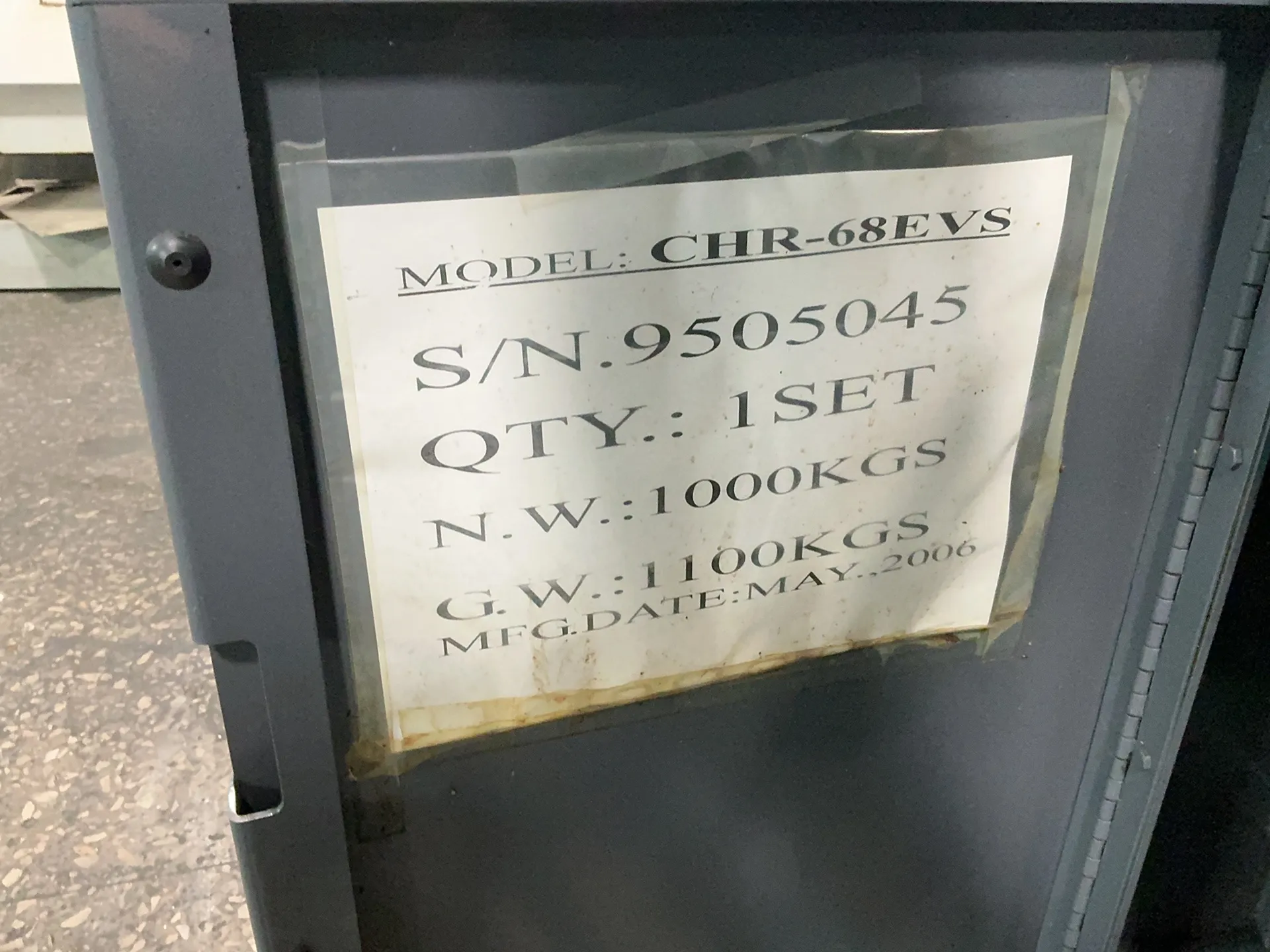 14" x 20" Cyclematic #CHR-68EVS, engine lathe, 1-1/4 HP, 1" bore, Heidenhain control, w/ tooling - Image 2